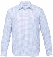 TAX Gear For Life The Axiom Check Shirt - Mens White/Mid Blue TAX Gear For Life The Axiom Check Shirt - Mens White/Mid Blue