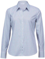 WTCDH Gear For Life The Cedar Hill Check Shirt - Womens White/Navy/Brown WTCDH Gear For Life The Cedar Hill Check Shirt - Womens White/Navy/Brown