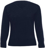 WEGMDP Gear For Life Merino Detailed Vee Pullover - Womens Navy WEGMDP Gear For Life Merino Detailed Vee Pullover - Womens Navy