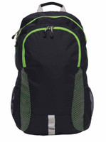 BGMB Gear For Life Grommet Backpack Black/Lime BGMB Gear For Life Grommet Backpack Black/Lime
