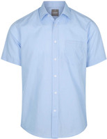 1267S GloWeave Mens Puppy Tooth Short Sleeve Shirt Sky 1267S GloWeave Mens Puppy Tooth Short Sleeve Shirt Sky