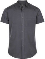 1253HS GloWeave Mens End On End Short Sleeve Shirt Slate 1253HS GloWeave Mens End On End Short Sleeve Shirt Slate