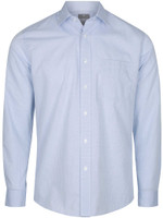 1251L GloWeave Mens Square Textured Long Sleeve Shirt Blue 1251L GloWeave Mens Square Textured Long Sleeve Shirt Blue