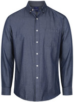 1714HL GloWeave Mens Denim Dobby Shirt Navy 1714HL GloWeave Mens Denim Dobby Shirt Navy