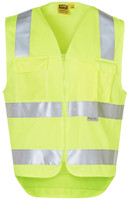SW42 AIW Hi-Vis Safety Vest with ID Pocket & R/F Tapes Yellow SW42 AIW Hi-Vis Safety Vest with ID Pocket & R/F Tapes Yellow