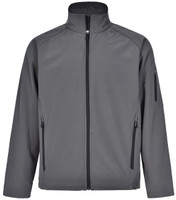 JK23 Winning Spirit Mens Softshell Hi-Tech Jacket Charcoal JK23 Winning Spirit Mens Softshell Hi-Tech Jacket Charcoal
