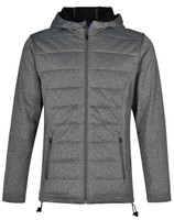 JK51 Winning Spirit Jasper Cationic Quilted Jacket Mens Charcoal JK51 Winning Spirit Jasper Cationic Quilted Jacket Mens Charcoal