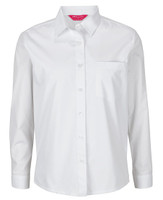 4DLSL JB's Wear Ladies L/S Double Layered Shirt White 4DLSL JB's Wear Ladies L/S Double Layered Shirt White