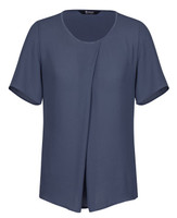 RT065LS Biz Corporate Womens Sydney Short Sleeve T-Top Navy RT065LS Biz Corporate Womens Sydney Short Sleeve T-Top Navy