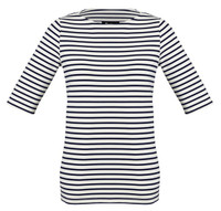 44113 Biz Corporate Womens Camille Short Sleeve T-Top Dark Navy/Ivory 44113 Biz Corporate Womens Camille Short Sleeve T-Top Dark Navy/Ivory