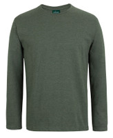 1LSNC Colour of Cotton Long Sleeve Non-Cuff Tee Army Marle 1LSNC Colour of Cotton Long Sleeve Non-Cuff Tee Army Marle