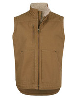 3BAV JBs Wear Colours of Cotton Hooded Barn Vest Camel