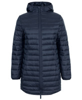 3APC1 JB's Wear Ladies Puffer Coat Navy