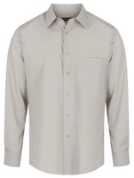 W01 Identitee Rodeo Mens Long Sleeve Shirt Taupe