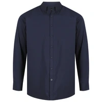 W52 Identitee Baxter Mens Long Sleeve Shirt Navy