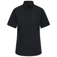 W93 Identitee Blake Ladies Short Sleeve Shirt Black W93 Identitee Blake Ladies Short Sleeve Shirt Black