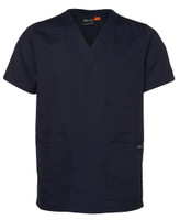 4SRT JB's Wear Unisex Scrub Tops Navy 4SRT JB's Wear Unisex Scrub Tops Navy