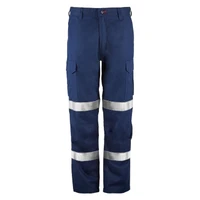 FPV029 Flamebuster HRC2 Inherent Reflective Cargo Trouser with Bio-Motion Navy