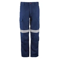 FPV017 Flamebuster Mens HRC2 Inherent Reflective Cargo Pant Navy