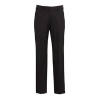70112R Biz Corporates Mens Cool Stretch Flat Front Pant (Regular) Black