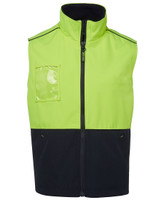6HVAV JB's Wear Hi Vis A.T. Vest Lime/Navy 6HVAV JB's Wear Hi Vis A.T. Vest Lime/Navy