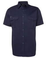 6WSS JB's Wear S/S 190g Work Shirt Navy 6WSS JB's Wear S/S 190g Work Shirt Navy