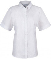 2906S Aussie Pacific Bayview Lady Shirt Short Sleeve White/Silver 2906S Aussie Pacific Bayview Lady Shirt Short Sleeve White/Silver