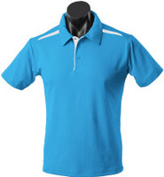 3305 Aussie Pacific Paterson Kids Polo Pacific Blue/White 3305 Aussie Pacific Paterson Kids Polo Pacific Blue/White