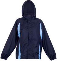 J008UN Ladies/Junior Shower-Proof Sportech Nylon Jacket Navy/Sky Blue J008UN Ladies/Junior Shower-Proof Sportech Nylon Jacket Navy/Sky Blue