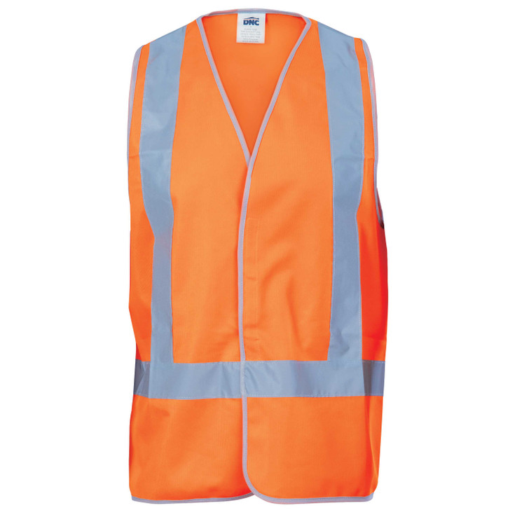 3804 DNC Day/Night Safety Vests with H-pattern Orange
