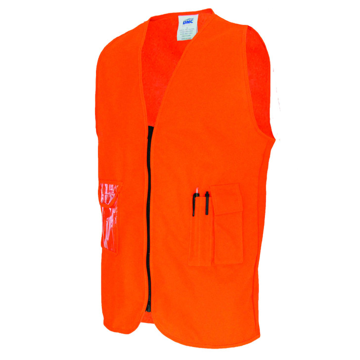3806 DNC Daytime Side Panel Safety Vests Orange