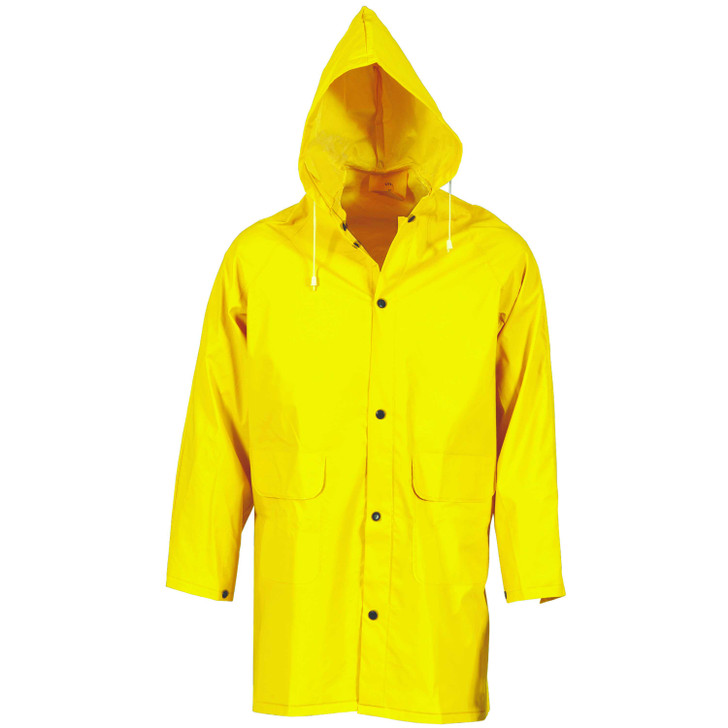 3702 DNC PVC Rain Jacket Yellow
