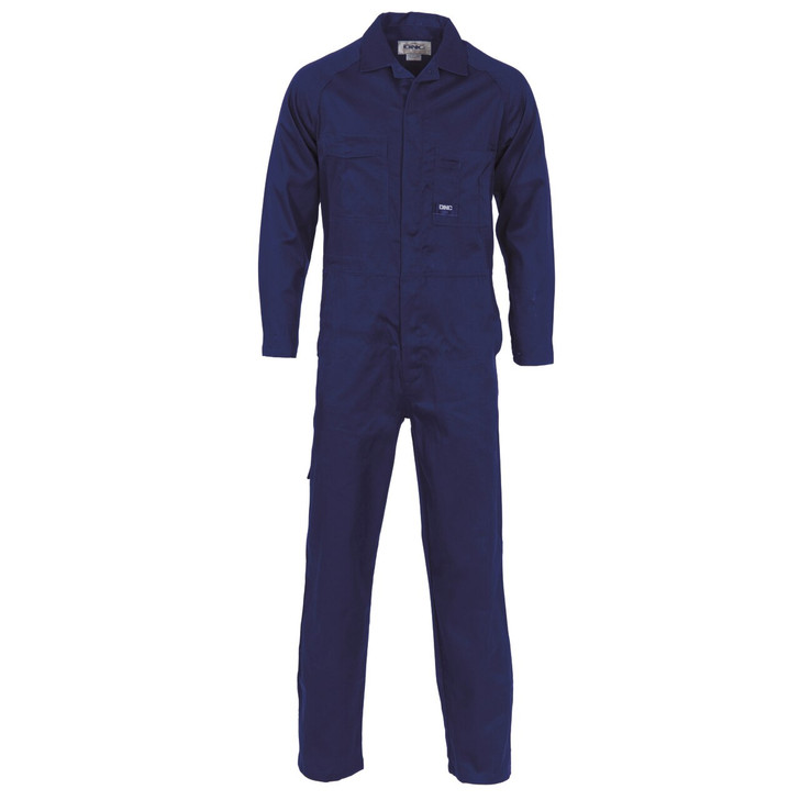 3104 DNC Lightweight Cool-Breeze Cotton Drill Coverall Navy