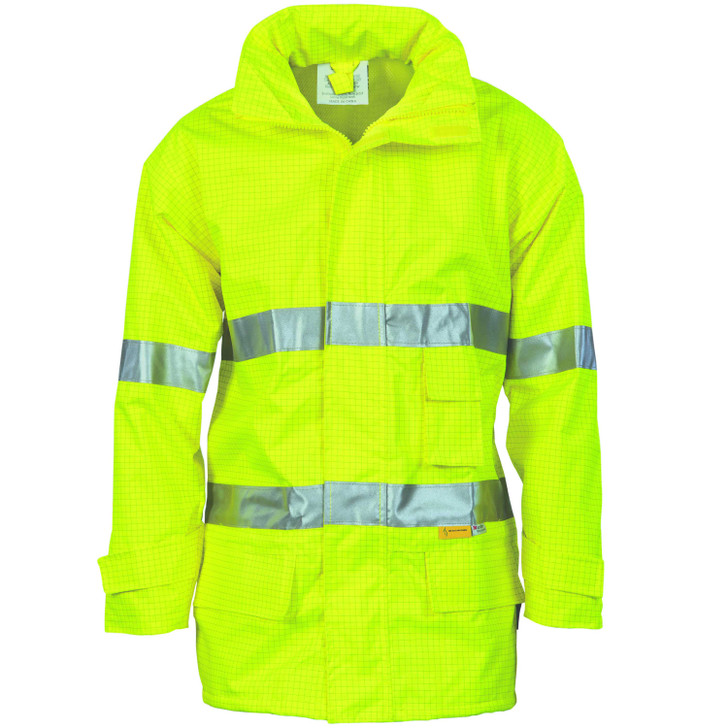 3875 DNC HiVis Breathable Anti-Static Jacket with 3M R/Tape Yellow