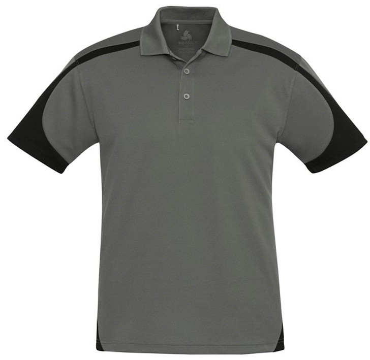 P401MS Mens Talon Polo Ash/Black