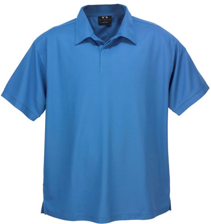 P3300 Mens Micro Waffle Polo Azure Blue