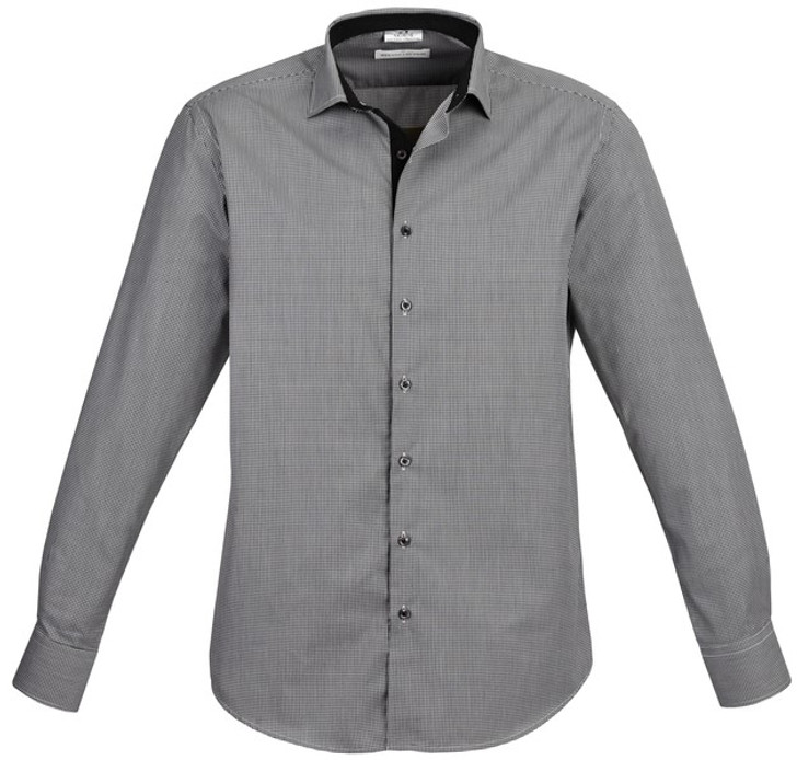 Biz Collection Mens Edge Long Sleeve Shirt S267ML