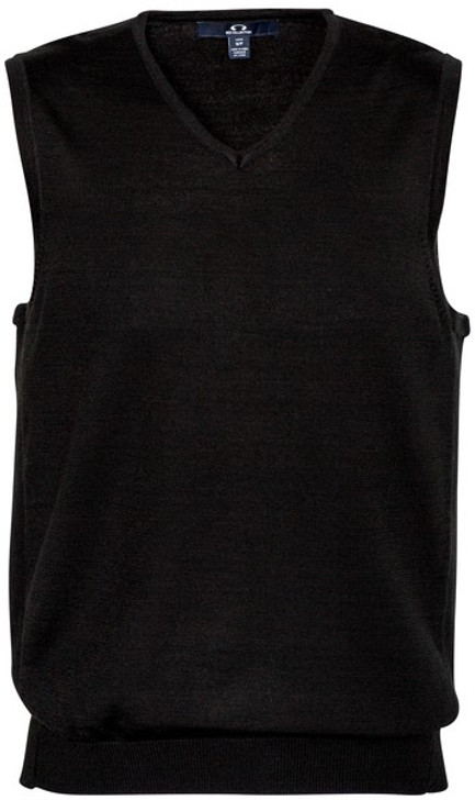 WV619M Mens Milano Vest Black