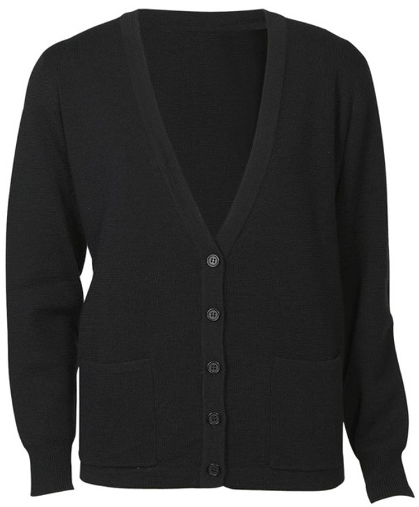 LC8008 Ladies Woolmix Cardigan Black