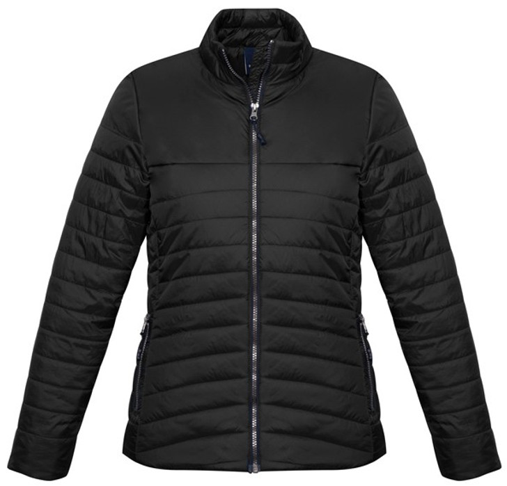 J750L Ladies Expedition Quilted Jacket Black