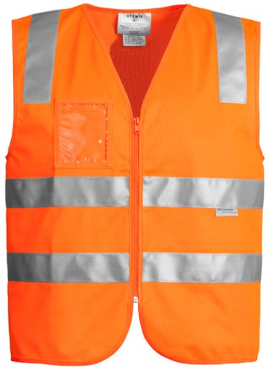 Syzmik Workwear ZV998 Unisex Hi Vis Zip Vest Orange