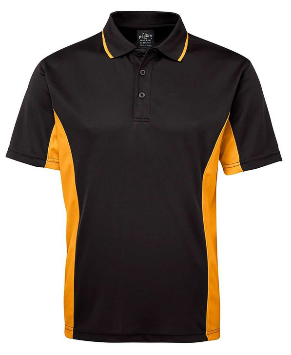 7PP JB's Wear Contrast Polo Black/Gold