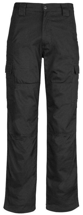 Syzmik Workwear ZW001 Mens Midweight Drill Cargo Pant (Regular) Black