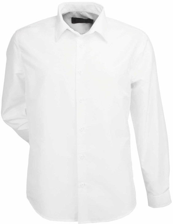 2035L Stencil Candidate Mens L/S Shirt White