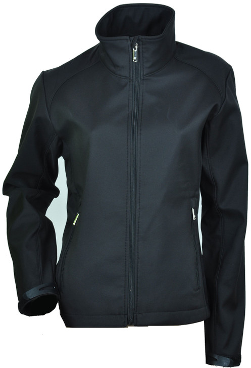 CJ1220 Softshell Ladies Jacket Black