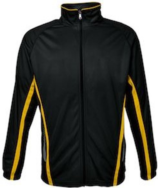 CJ1457 Unisex Elite Sports Track Jacket Black/Gold