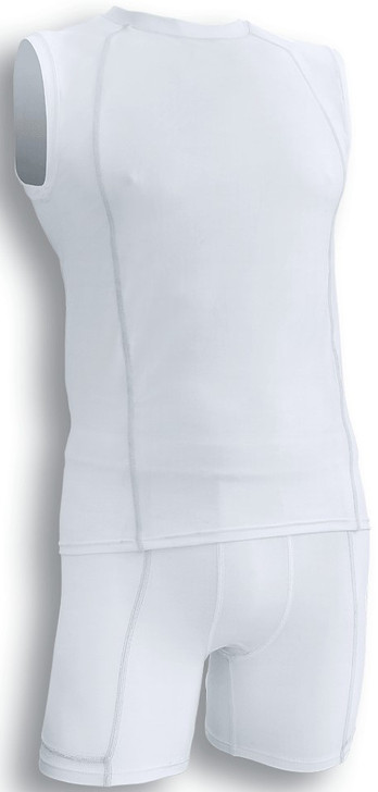 CK932 Performance Wear-Ladies Cropped Bike Shorts White CK932 Performance Wear-Ladies Cropped Bike Shorts White