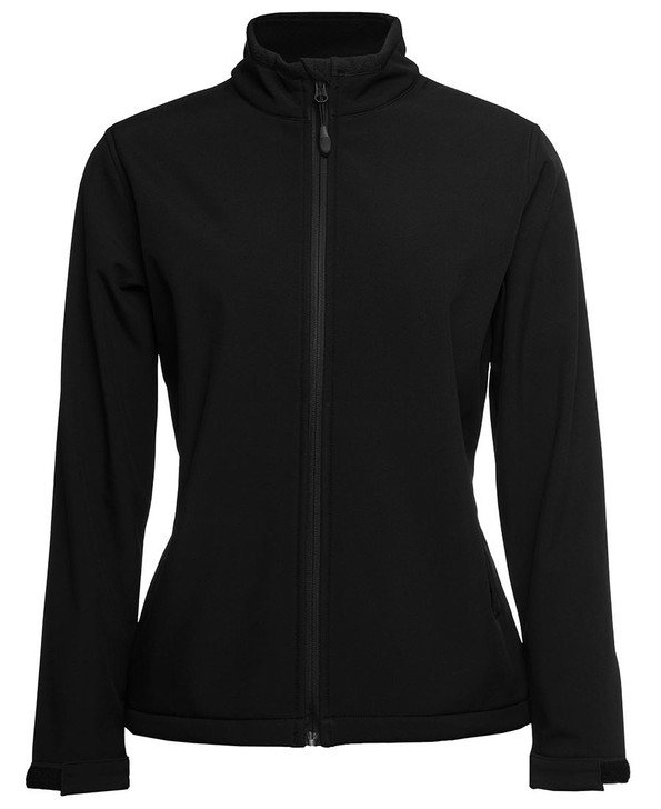 3WSJ1 JB's Wear Podium Ladies Water Resistant Softshell Jacket Black