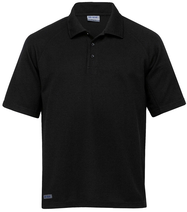 DGSUP Gear For Life Dri Gear Summit Coolmax® Polo Black