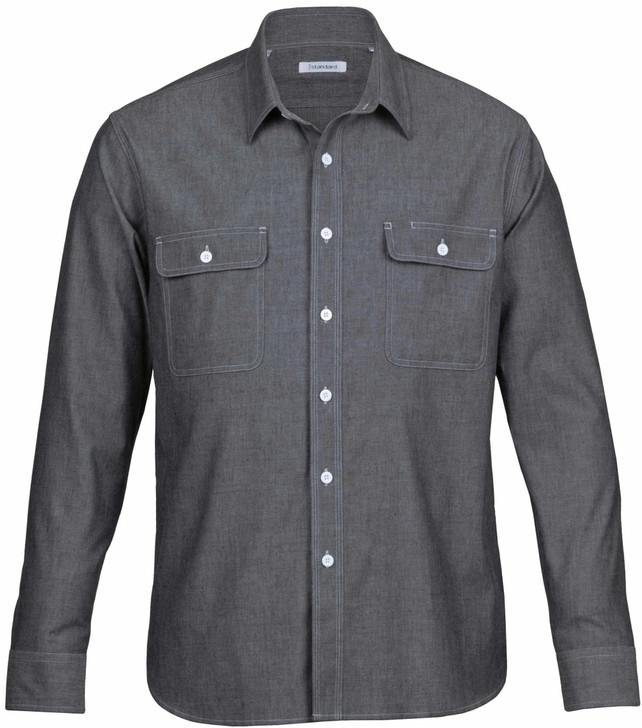 TMC Gear For Life The Montreal Chambray Shirt - Mens Charcoal